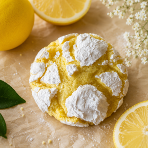 Lemon Crinkle Cookie